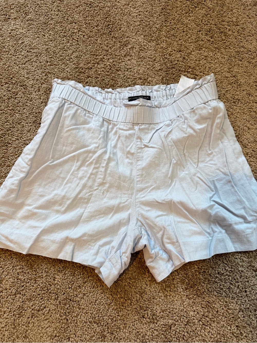 Banana Republic Light Gray Flat Front Casual Shorts